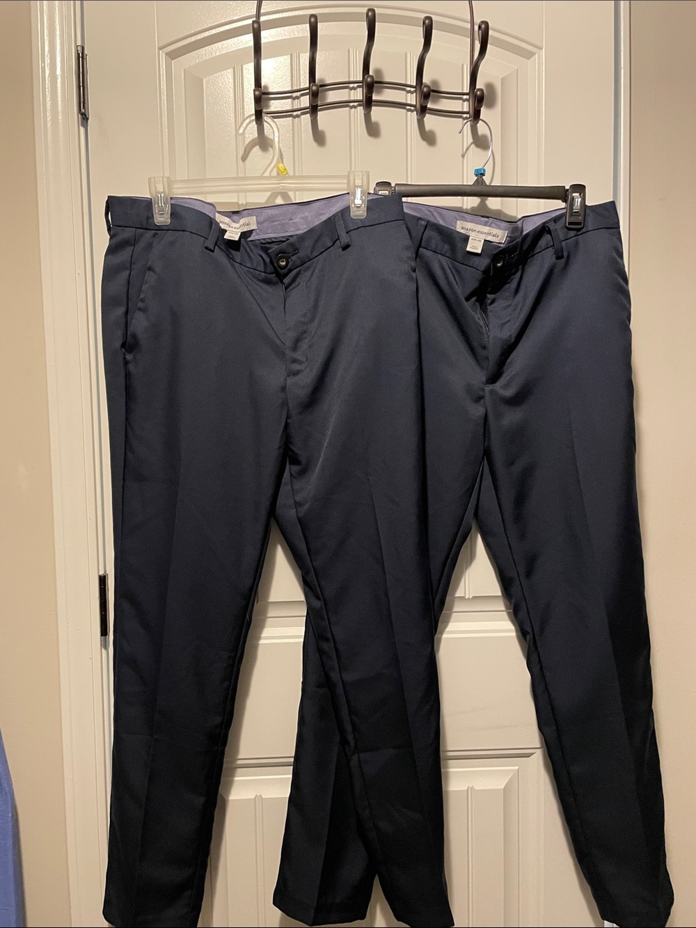 Amazon Essentials Men's Navy Dress Pants - Classic Tailored Fit